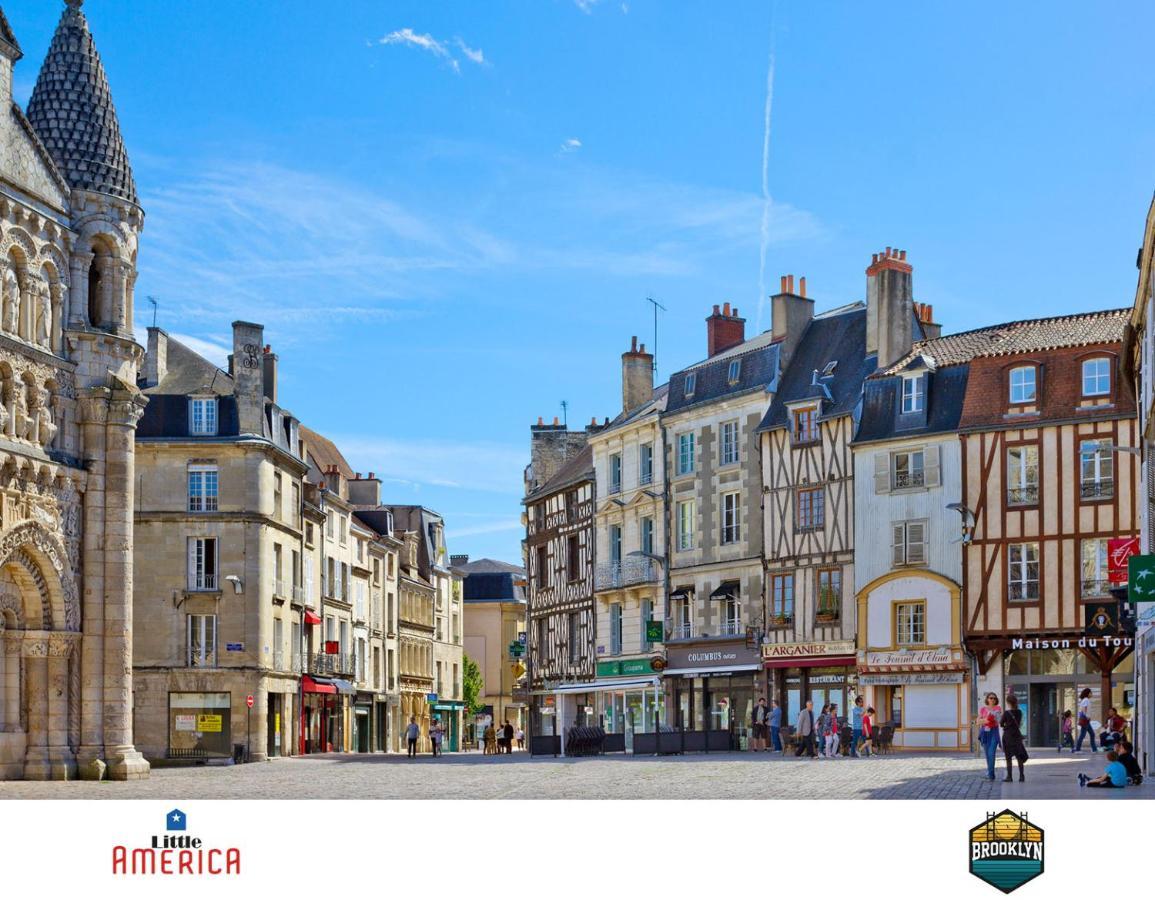 جوانيه - كلان Little America - Appart Hotel 3Km Futuroscope المظهر الخارجي الصورة