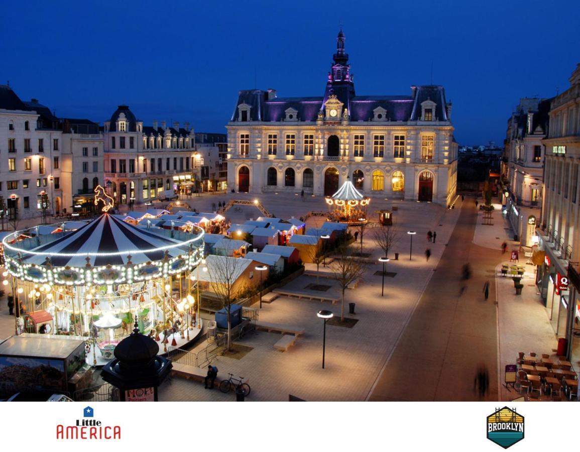 جوانيه - كلان Little America - Appart Hotel 3Km Futuroscope المظهر الخارجي الصورة