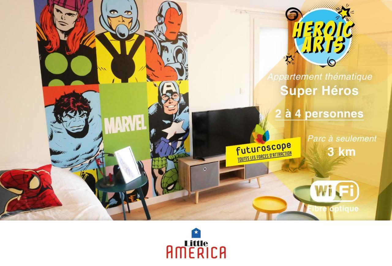 جوانيه - كلان Little America - Appart Hotel 3Km Futuroscope المظهر الخارجي الصورة