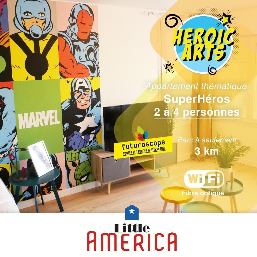 جوانيه - كلان Little America - Appart Hotel 3Km Futuroscope المظهر الخارجي الصورة